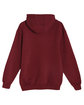 Lane Seven Unisex Premium Pullover Hooded Sweatshirt burgundy OFBack