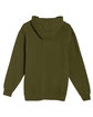 Lane Seven Unisex Premium Pullover Hooded Sweatshirt army green OFBack