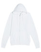 Lane Seven Unisex Premium Full-Zip Hooded Sweatshirt white OFFront