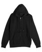 Lane Seven Unisex Premium Full-Zip Hooded Sweatshirt black OFFront