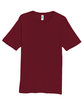 Lane Seven Unisex Deluxe T-shirt burgundy OFFront