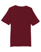 Lane Seven Unisex Deluxe T-shirt burgundy OFBack