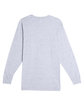 Lane Seven Unisex Heavyweight Long-Sleeve T-Shirt heather grey OFBack