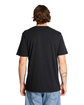 Lane Seven Unisex Deluxe CVC T-Shirt black heather ModelBack
