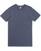 Lane Seven Unisex Deluxe CVC T-Shirt navy heather OFFront