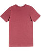 Lane Seven Unisex Deluxe CVC T-Shirt burgundy heather OFBack