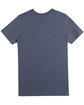 Lane Seven Unisex Deluxe CVC T-Shirt navy heather OFBack