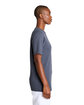 Lane Seven Unisex Deluxe CVC T-Shirt navy heather ModelSide