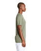Lane Seven Unisex Deluxe CVC T-Shirt olive heather ModelSide