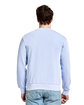 Lane Seven Unisex Urban Pigment-Dyed Crewneck Sweatshirt grape ice ModelBack