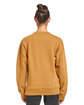 Lane Seven Unisex Urban Pigment-Dyed Crewneck Sweatshirt peanut butter ModelBack