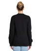 Lane Seven Unisex Urban Pigment-Dyed Crewneck Sweatshirt black ModelBack