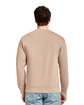 Lane Seven Unisex Urban Pigment-Dyed Crewneck Sweatshirt burro ModelBack