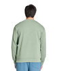 Lane Seven Unisex Urban Pigment-Dyed Crewneck Sweatshirt oil green ModelBack