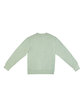 Lane Seven Unisex Urban Pigment-Dyed Crewneck Sweatshirt oil green FlatBack