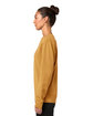 Lane Seven Unisex Urban Pigment-Dyed Crewneck Sweatshirt peanut butter ModelSide