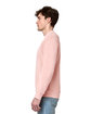 Lane Seven Unisex Urban Pigment-Dyed Crewneck Sweatshirt salmon ModelSide