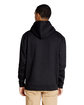 Lane Seven Unisex Future Fleece Hooded Sweatshirt black ModelBack