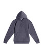 Lane Seven Unisex Future Fleece Hooded Sweatshirt heather charcoal OFFront