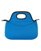 Prime Line Zippered Neoprene Lunch Tote Bag blue ModelBack