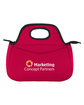 Prime Line Zippered Neoprene Lunch Tote Bag red DecoFront