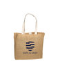 Prime Line Eco-Green Jute Tote Bag natural DecoFront