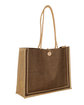 Prime Line Milan Jute Tote Bag brown ModelQrt