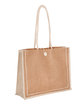 Prime Line Milan Jute Tote Bag natural ModelQrt