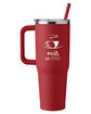 Harriton 40oz Vacuum Travel Mug red DecoBack