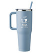 Harriton 40oz Vacuum Insulated Stainless Steel Travel Tumbler cloud blue DecoBack