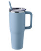 Harriton 40oz Vacuum Insulated Stainless Steel Travel Tumbler cloud blue ModelQrt