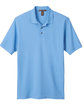 Harriton Men's Short-Sleeve Polo lt college blue FlatFront