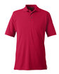 Harriton Men's Short-Sleeve Polo red OFFront