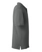 Harriton Men's Short-Sleeve Polo charcoal OFSide