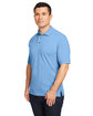 Harriton Men's Short-Sleeve Polo lt college blue ModelQrt