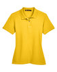 Harriton Ladies' Short-Sleeve Polo sunray yellow FlatFront