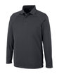 Harriton Men's Charge Snag and Soil Protect Long-Sleeve Polo dark charcoal OFQrt