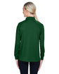 Harriton Ladies' Advantage Snag Protection Plus Long-Sleeve Tactical Polo dark green ModelBack