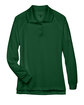 Harriton Ladies' Advantage Snag Protection Plus Long-Sleeve Tactical Polo dark green FlatFront