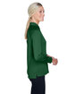 Harriton Ladies' Advantage Snag Protection Plus Long-Sleeve Tactical Polo dark green ModelSide