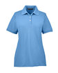 Harriton Ladies' Easy Blend Polo lt college blue OFFront