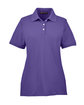 Harriton Ladies' Easy Blend Polo team purple OFFront