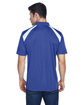 Harriton Adult Polytech Colorblock Polo  ModelBack