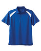 Harriton Adult Polytech Colorblock Polo  OFFront