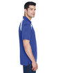 Harriton Adult Polytech Colorblock Polo  ModelSide