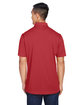 Harriton Men's Double Mesh Polo red ModelBack