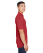 Harriton Men's Double Mesh Polo red ModelSide