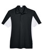 Harriton Men's Side Blocked Micro-Piqu Polo  FlatFront