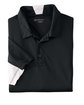 Harriton Men's Side Blocked Micro-Piqu Polo  OFFront