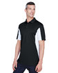 Harriton Men's Side Blocked Micro-Piqu Polo  ModelQrt